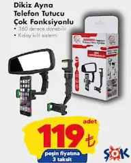 POWER TUNİNG DİKİZ AYNA TELEFON TUTUCU ÇOK FONKSİYONLU